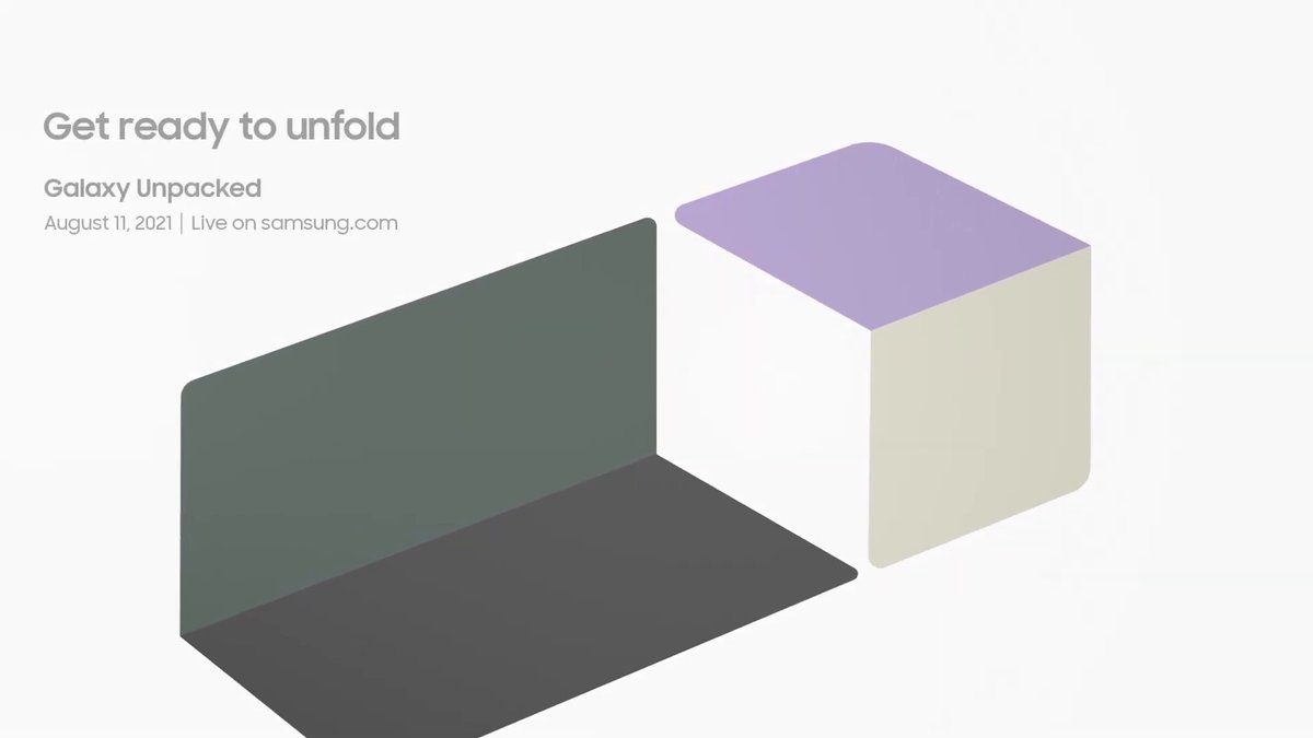 Samsung Unpacked 2021: Teaser der zwei Falt-Handys