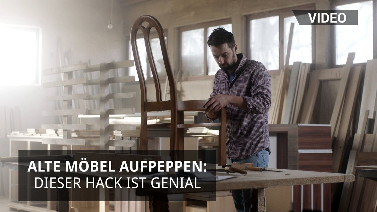 Alte Möbel aufpeppen: Dieser Hack ist genial Alte Möbel aufpeppen: Dieser Hack ist genial