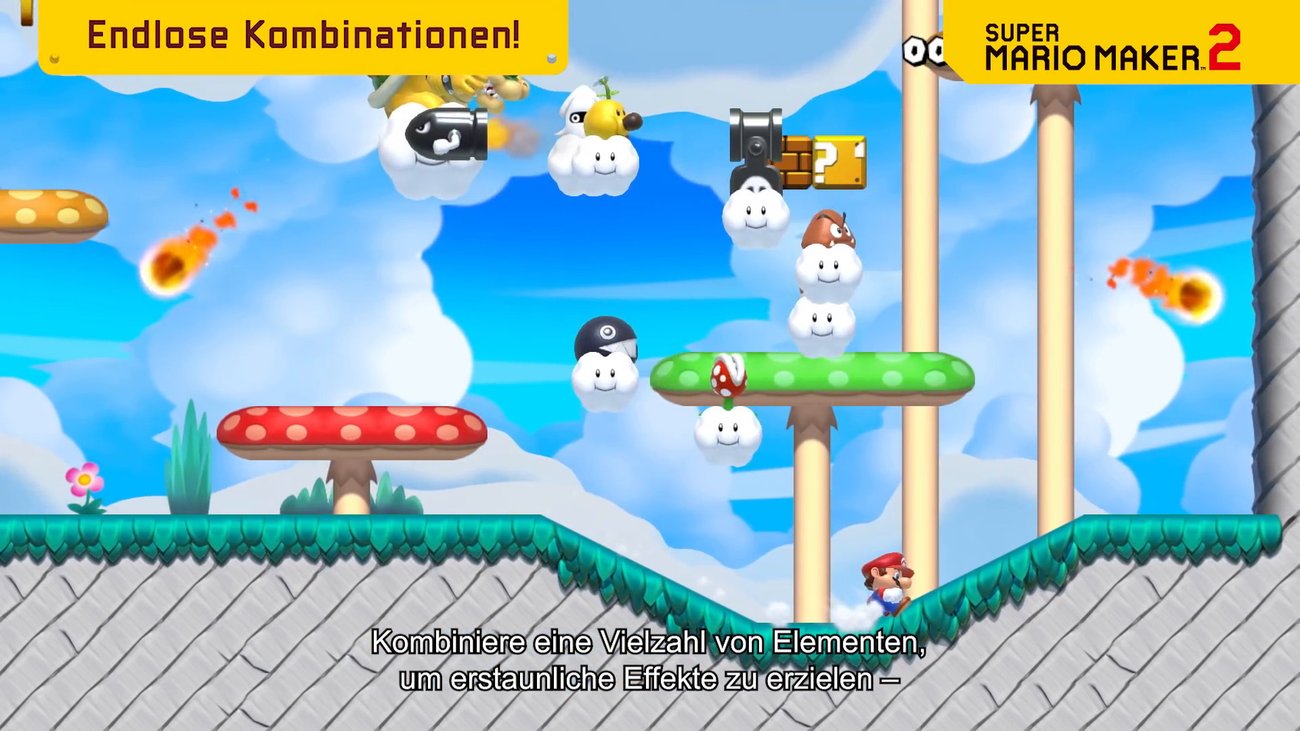 Super Mario Maker 2: Errichtet eure eigene Super Mario-Welt!