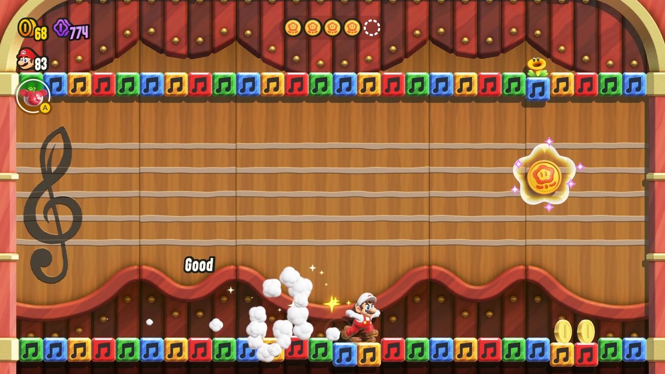 Super Mario Bros. Wonder: W4-20 Tanz im Musikraum