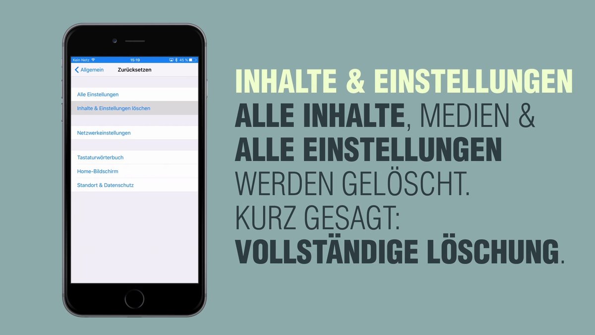 iPhone zurücksetzen: Die Werkseinstellungen wiederherstellen iPhone zurücksetzen: Die Werkseinstellungen wiederherstellen