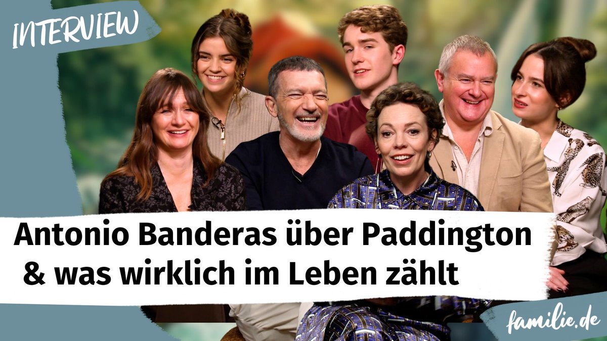 Antonio Banderas über Paddington und was wirklich im Leben zählt