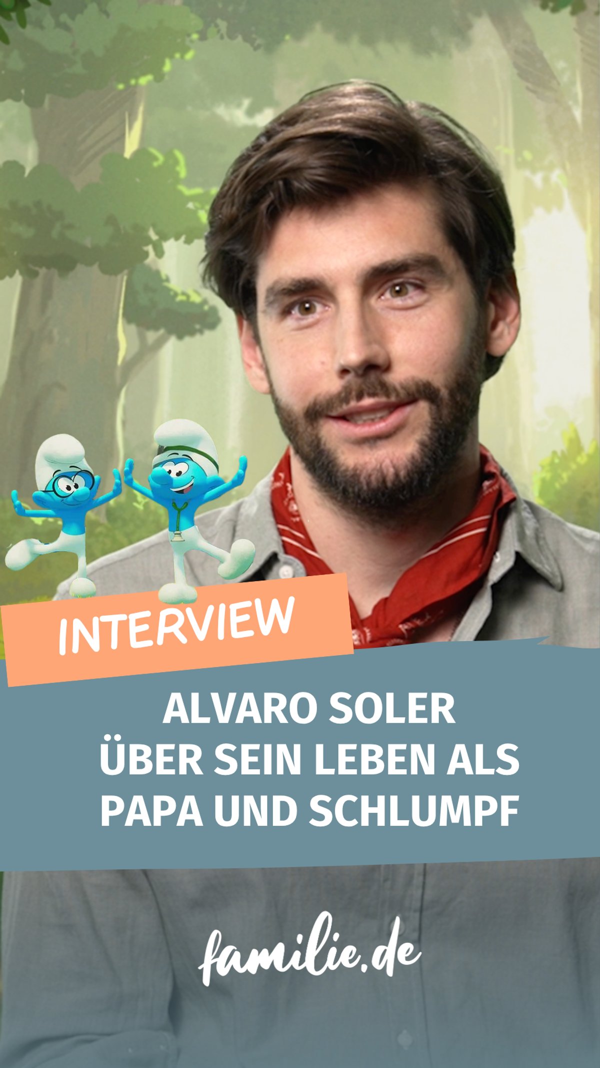 Die Schlümpfe - Kinofilm: Alvaro Soler im Interview Die Schlümpfe - Kinofilm: Alvaro Soler im Interview