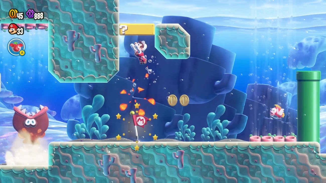 Super Mario Bros. Wonder: Blüteninseln-1 Im Territorium der Sandhechte