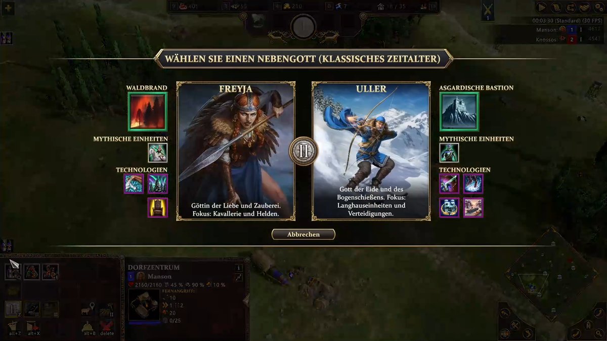 Age of Mythology Retold: Build Order für Odin, Loki und Freyr