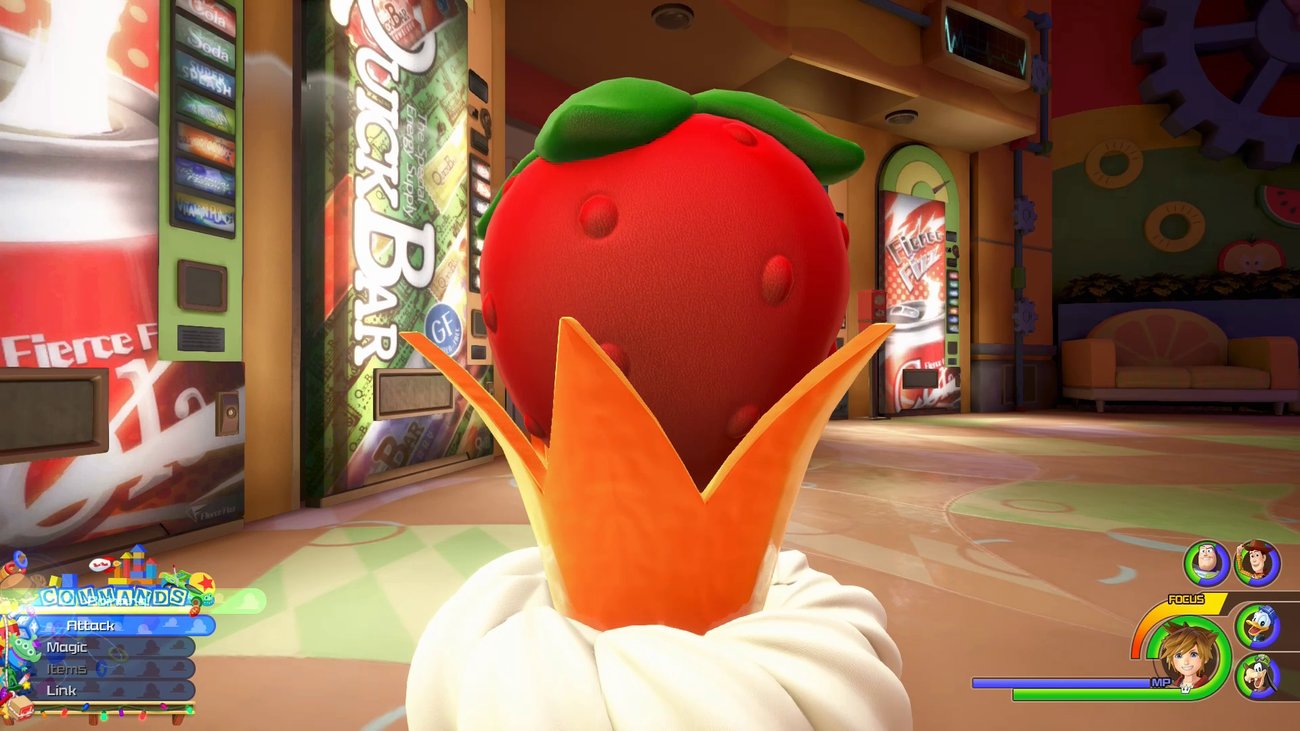 Kingdom Hearts 3: Erdbeer-Puddingreicher - Fundort und Minispiel