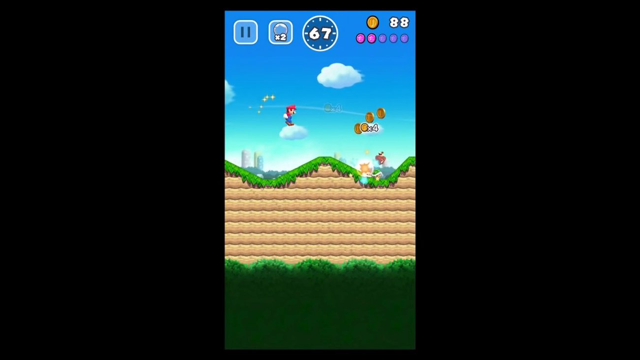 Super Mario Run - Welt 3 - Alle rosa, lila und schwarze Münzen.mp4
