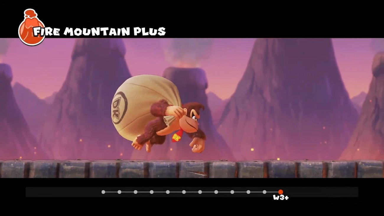 Mario vs. Donkey Kong: Welt 3+ – Flammgipfel +