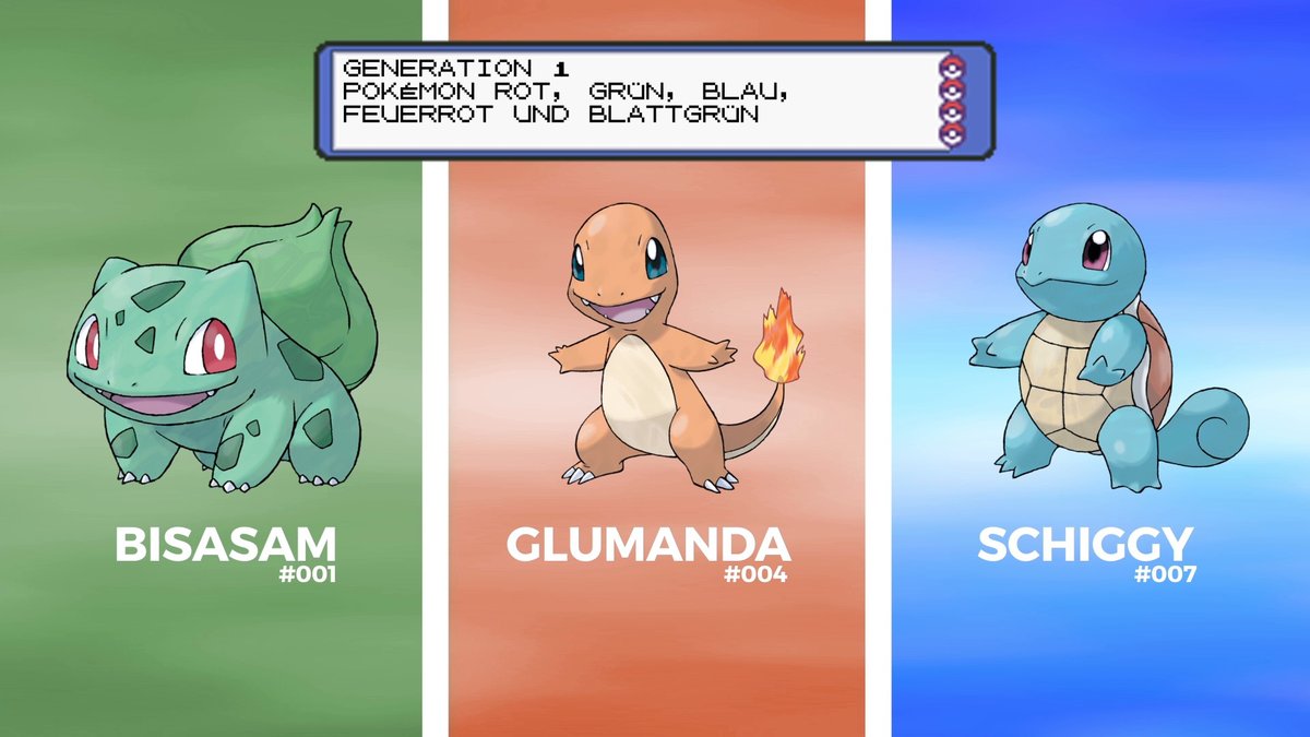 Starter-Pokémon im Überblick - Alle Generationen Starter-Pokémon im Überblick - Alle Generationen