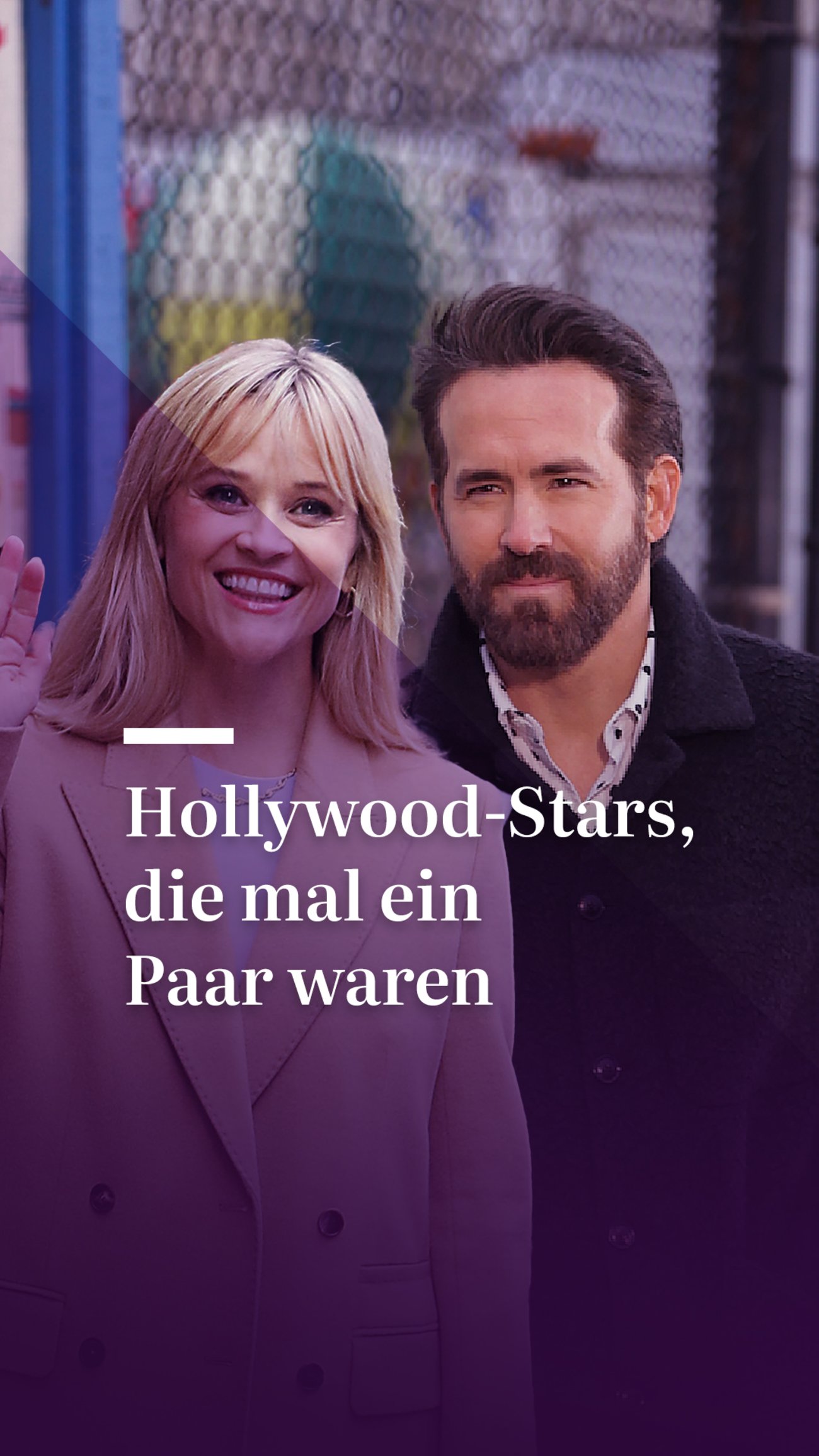 Hollywood-Stars, die wirklich mal ein Paar waren