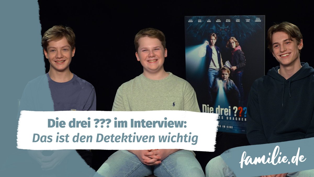 Die drei ??? im Interview: Das ist den Detektiven wichtig Die drei ??? im Interview: Das ist den Detektiven wichtig