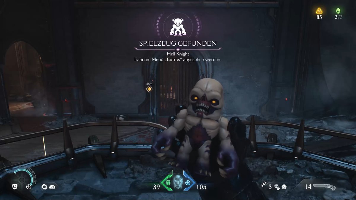 Doom The Dark Ages: Spielzeug "Hell Knight" - Fundort Doom The Dark Ages: Spielzeug "Hell Knight" - Fundort