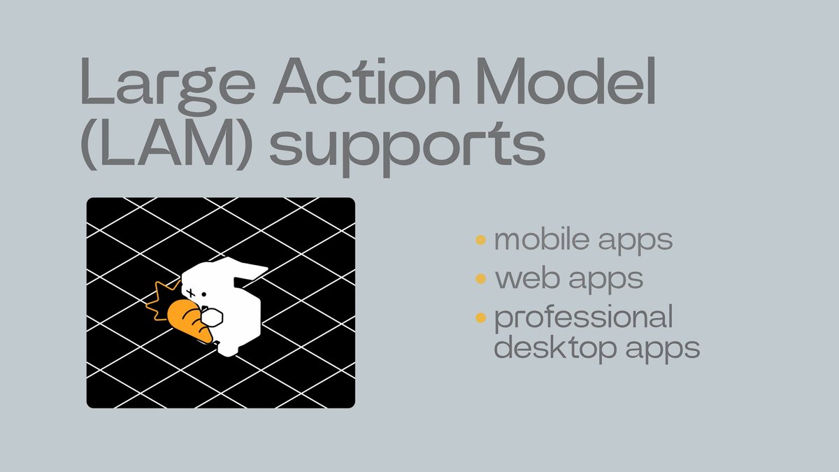 Rabbit stellt Large Action Model vor Rabbit stellt Large Action Model vor