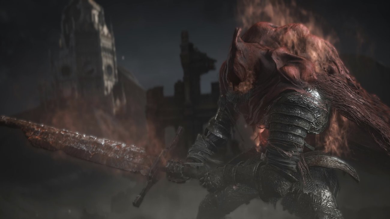 Dark Souls 3 - The Ringed City: Sklavenritter Gael im Bosskampf