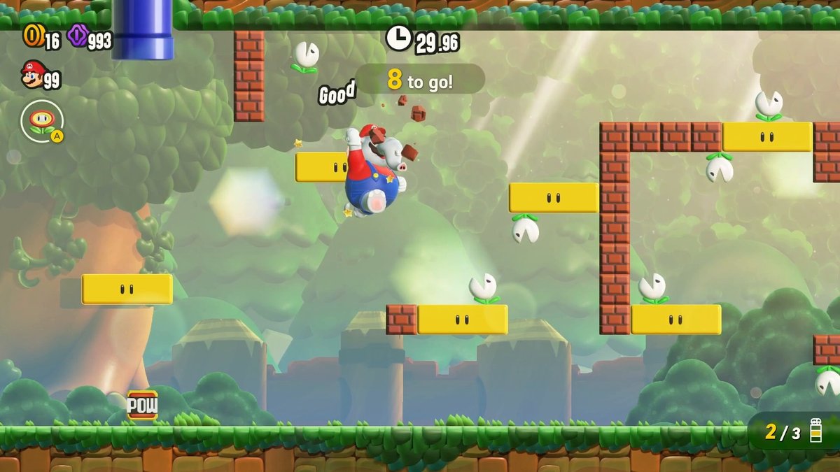 Super Mario Bros. Wonder: Blüteninseln-15 Blumen-Arena