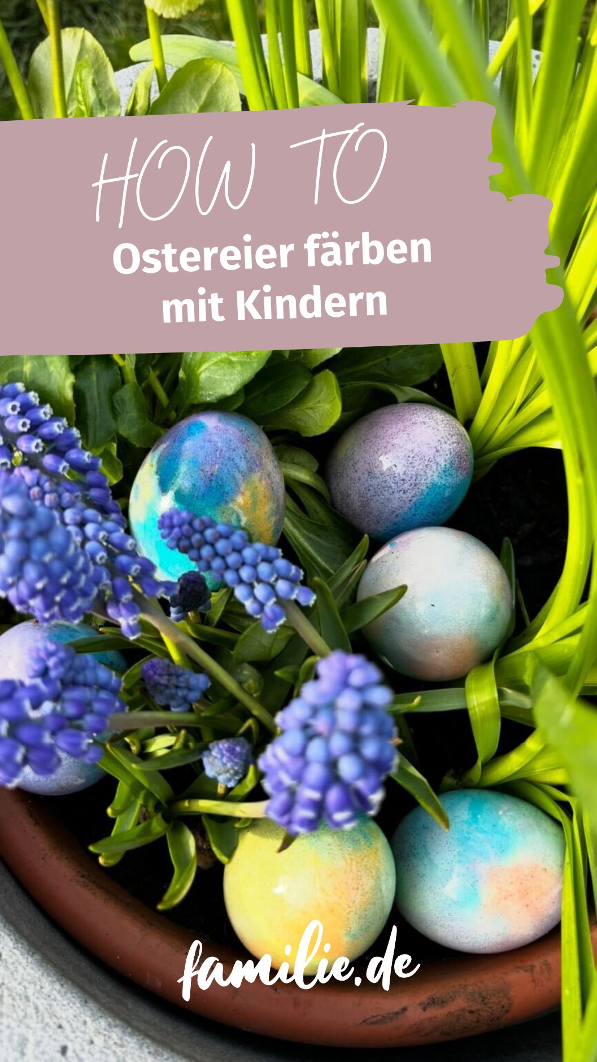 DIY: Ostereier färben mit Kindern