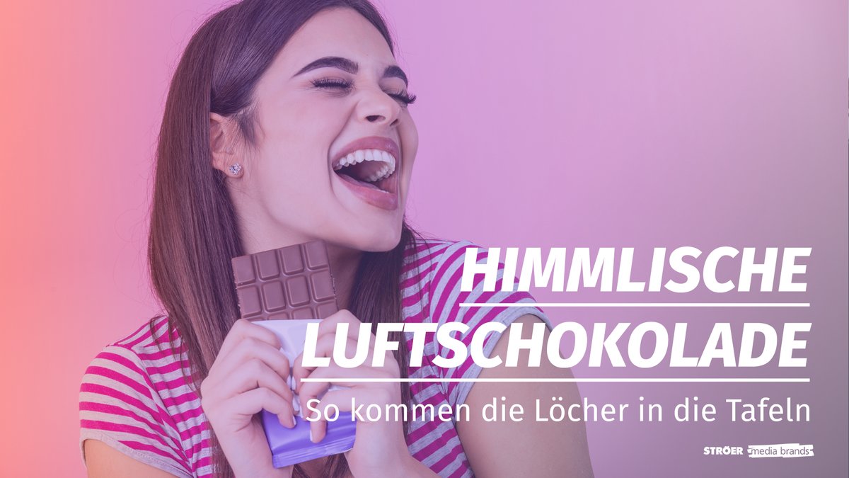 Himmlische Luftschokolade: So kommen die Löcher in die Tafeln Himmlische Luftschokolade: So kommen die Löcher in die Tafeln