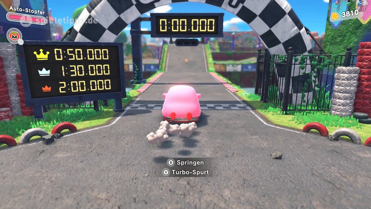 Kirby und das vergessene Land | Level 3-2: Rennpisten-Raserei - Lösung