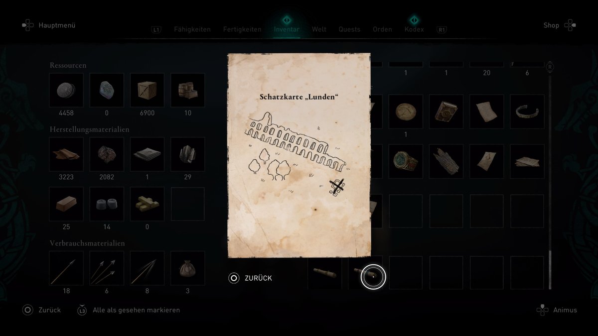Assassin's Creed Valhalla: Lunden-Schatzkarte - Fundort und Lösung Assassin's Creed Valhalla: Lunden-Schatzkarte - Fundort und Lösung