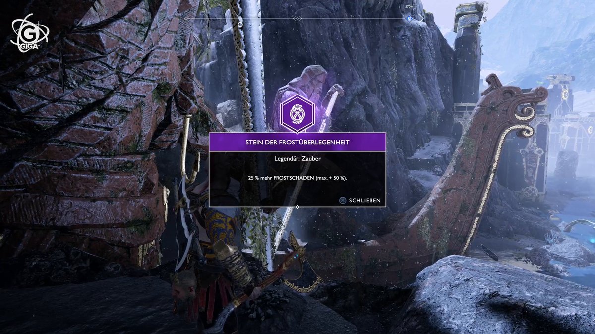 God of War: Schatzkarte - Njörds Ruderer - Fundort des Schatzes