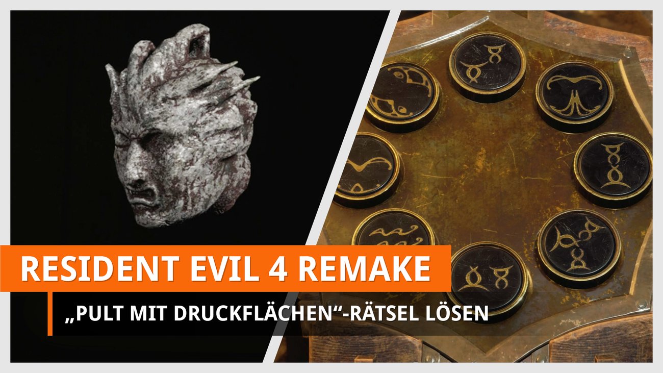 Resident Evil 4 Remake: Pult mit Druckflächen - Rätsellösung