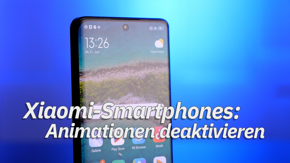 Xiaomi: Animationen deaktivieren