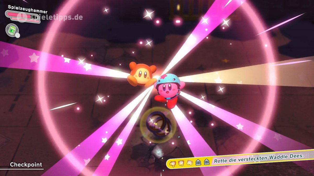 Kirby und das vergessene Land | Level 5-3: Ambelen-Center (Mitarbeiterbereich) - Lösung Kirby und das vergessene Land | Level 5-3: Ambelen-Center (Mitarbeiterbereich) - Lösung