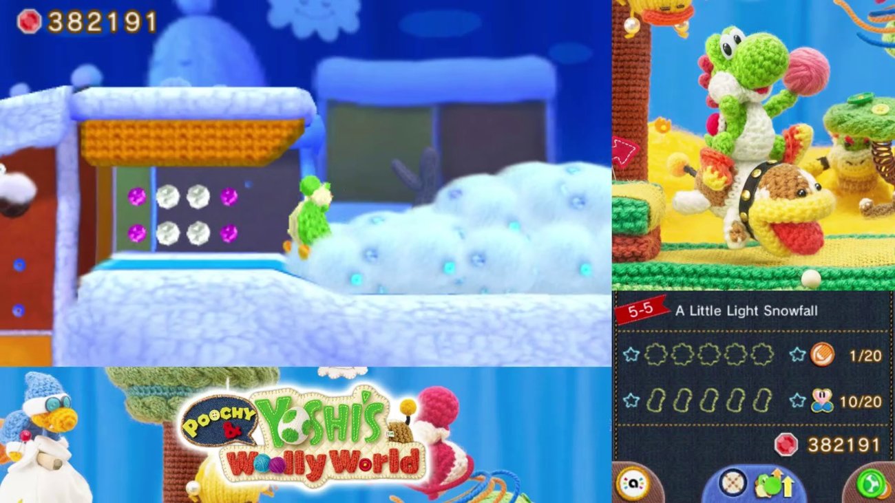 Poochy & Yoshi's Woolly World - 100% Videolösung Welt 5 