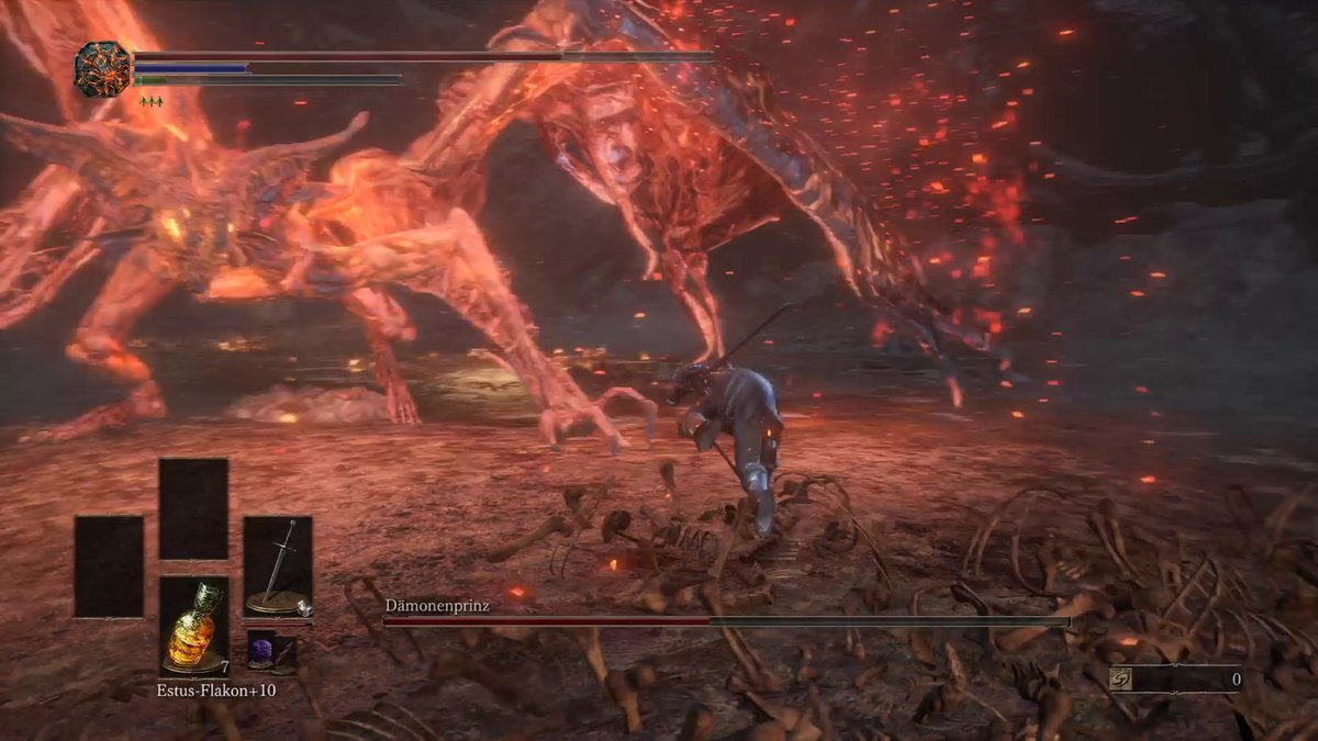 Dark Souls 3 - The Ringed City: Dämonenprinz im Bosskampf Dark Souls 3 - The Ringed City: Dämonenprinz im Bosskampf