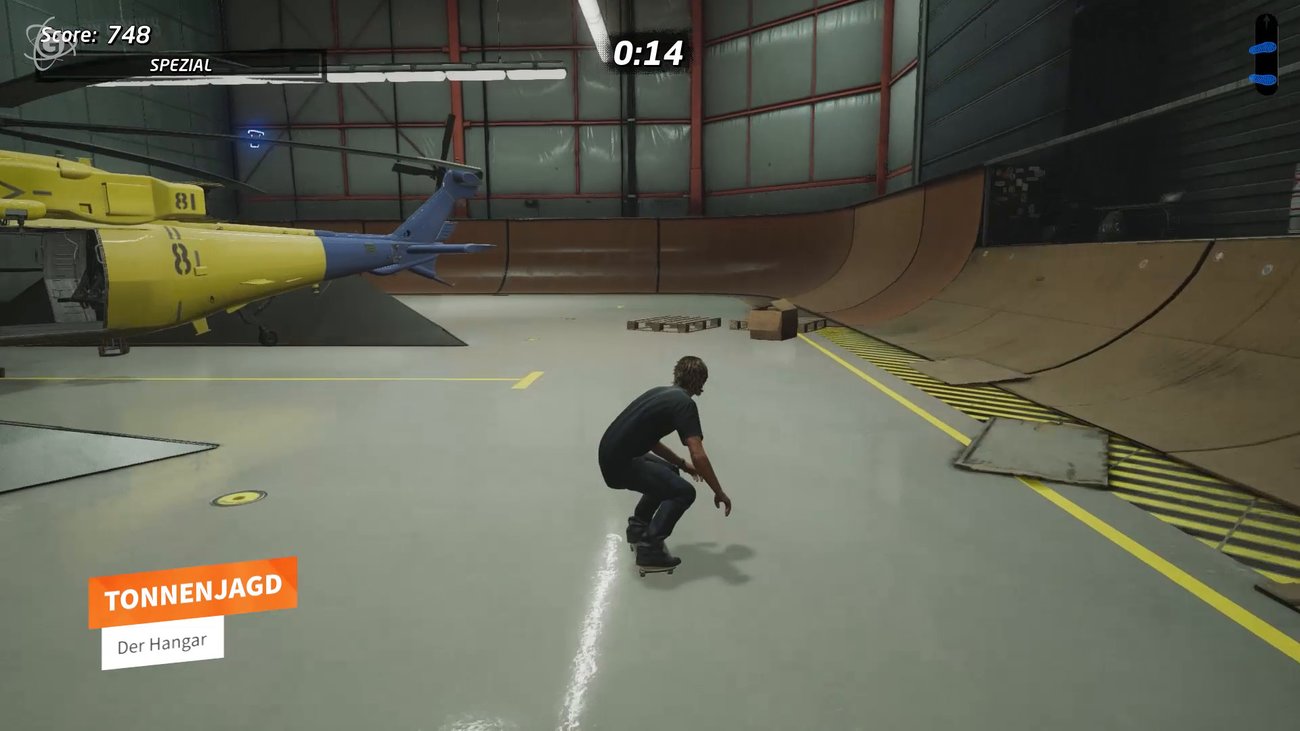Tony Hawk's Pro Skater 1+2: Alle Level und Ziele – Der Hangar