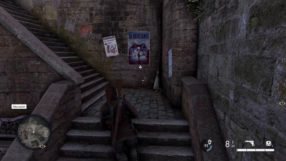 Sniper Elite Resistance: Propagandaplakat in „Toter Briefkasten“