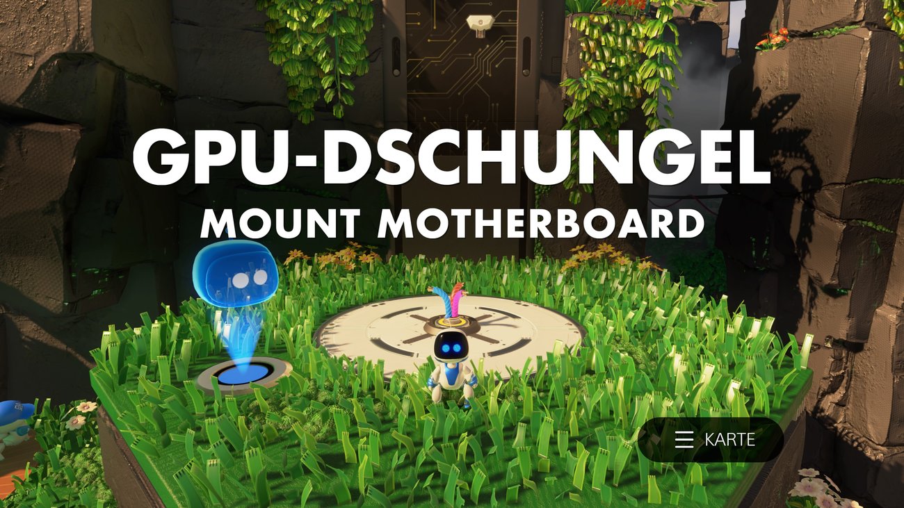 Astro's Playroom: Mount Motherboard (GPU-Dschungel) - alle Artefakte und Puzzleteile
