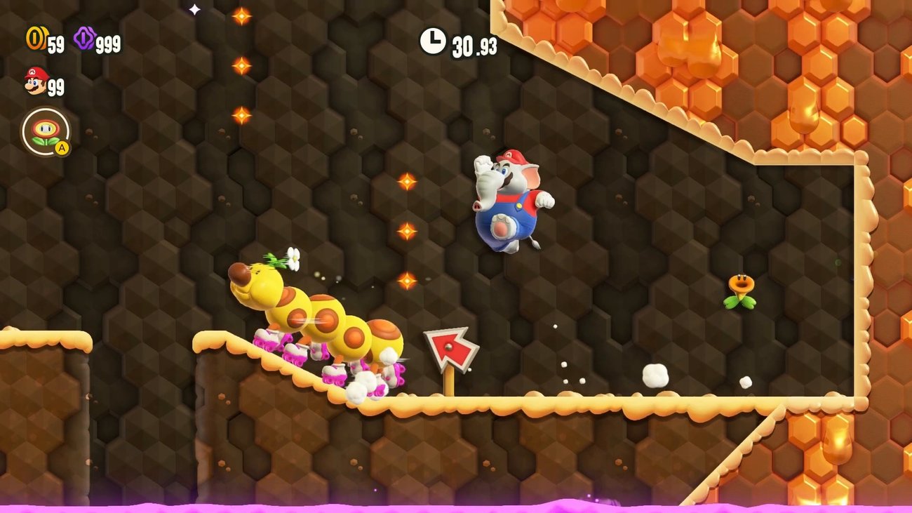 Super Mario Bros. Wonder: Blüteninseln-14 Höhlensprint
