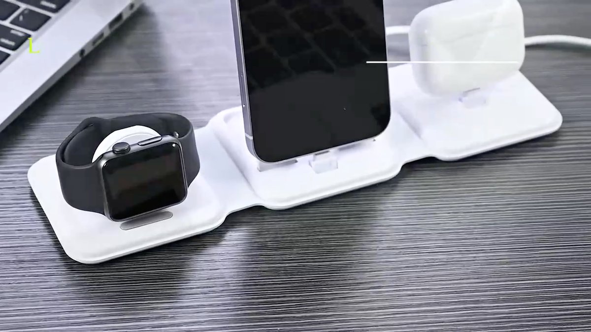 Spguard&#x20;Ladestation&#x20;f&#x00FC;r&#x20;iPhone,&#x20;AirPods&#x20;und&#x20;Apple&#x20;Watch