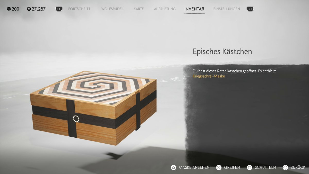 Ghost of Yotei: Episches Kästchen (Lösung) Ghost of Yotei: Episches Kästchen (Lösung)