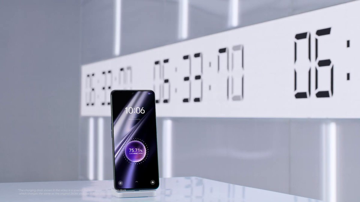 Realme GT 3 lädt mit 240 Watt Realme GT 3 lädt mit 240 Watt