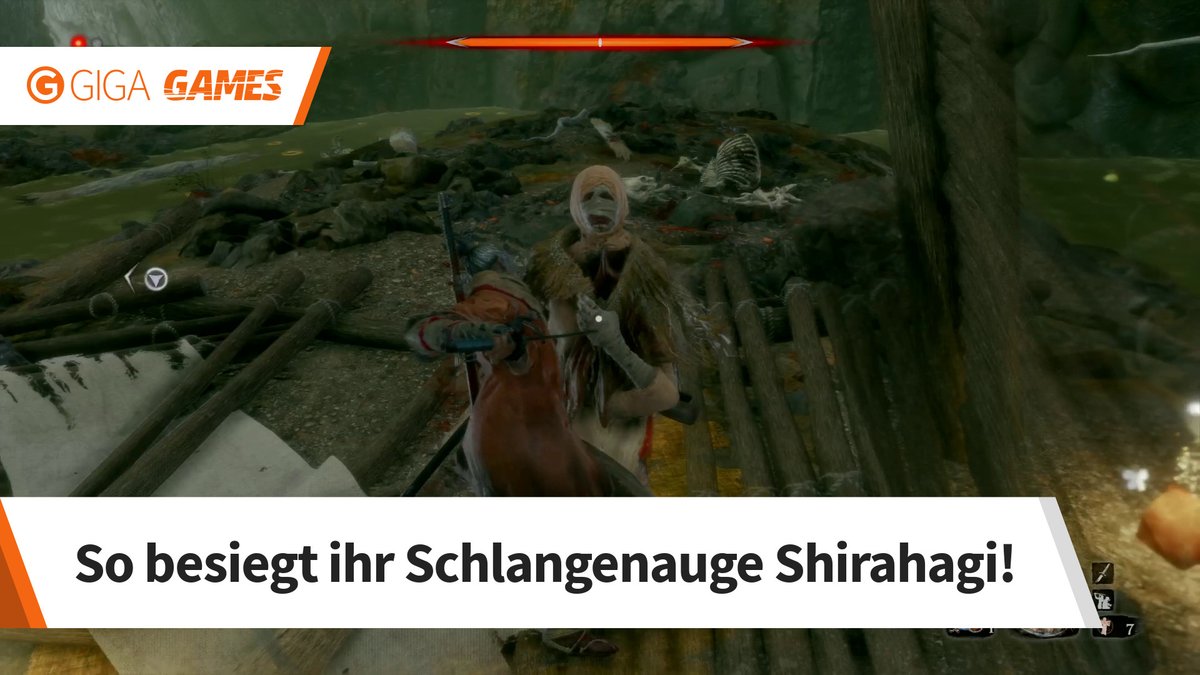 Sekiro - Shadows Die Twice: Bosskampf gegen Schlangenauge Shirahagi