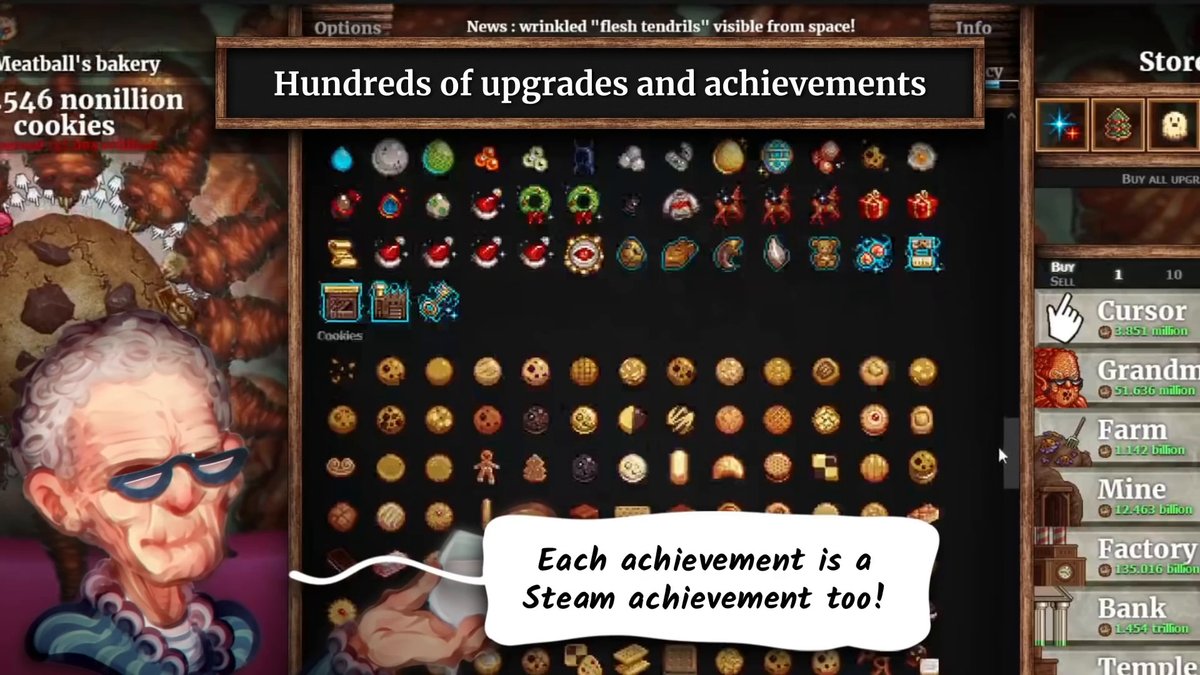 Cookie Clicker – offizieller Steam-Ankündigungs-Trailer Cookie Clicker – offizieller Steam-Ankündigungs-Trailer