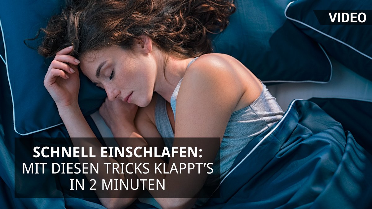 Schnell einschlafen: Mit diesen Tricks klappt’s in 2 Minuten Schnell einschlafen: Mit diesen Tricks klappt’s in 2 Minuten