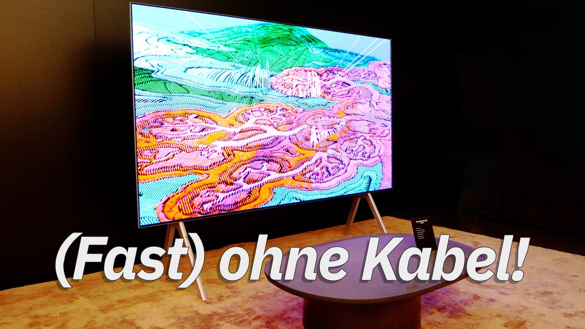 LG Signature OLED M: Fast ohne Kabel!