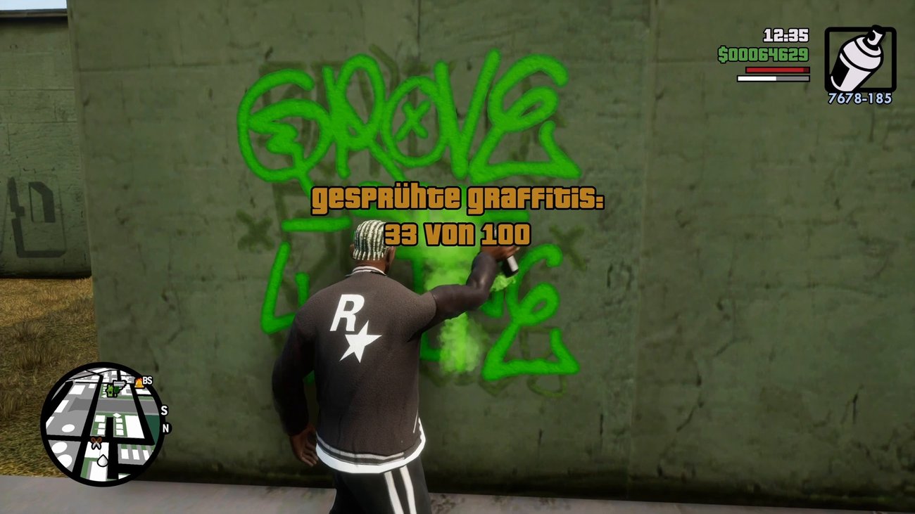 GTA San Andreas: Fundorte aller 100 Graffitis