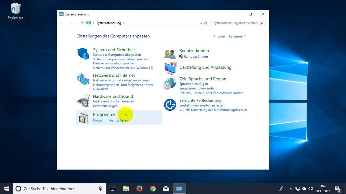 So öffnet ihr die Systemsteuerung in Windows 10, 7 und 8 So öffnet ihr die Systemsteuerung in Windows 10, 7 und 8