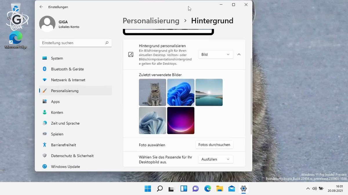 So ändert ihr das Hintergrundbild in Windows 11 So ändert ihr das Hintergrundbild in Windows 11