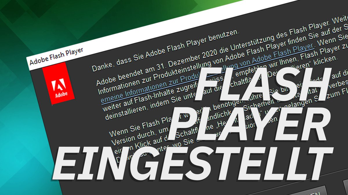 Der Flash Player wurde eingestellt – das ändert sich Der Flash Player wurde eingestellt – das ändert sich