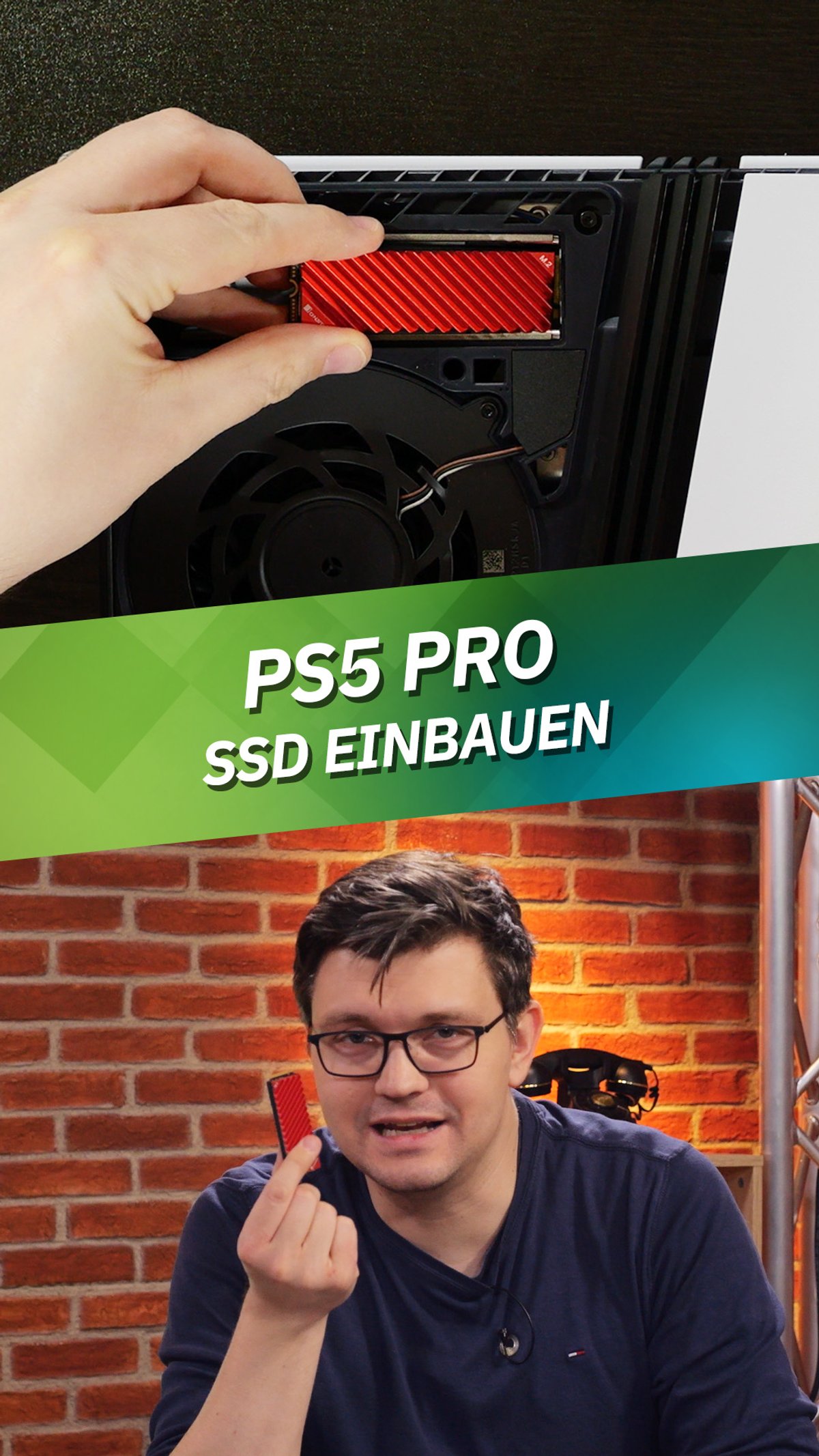 PS5 Pro: SSD einbauen PS5 Pro: SSD einbauen