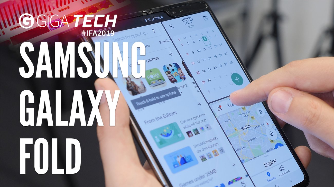 Samsung Galaxy Fold im Hands-On