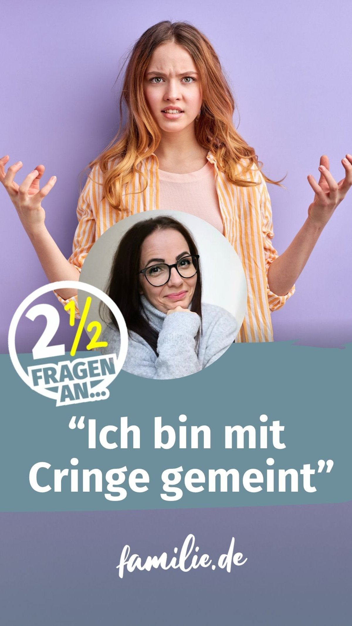 "Ich bin mit Cringe gemeint" - Sandra Schauland "Ich bin mit Cringe gemeint" - Sandra Schauland