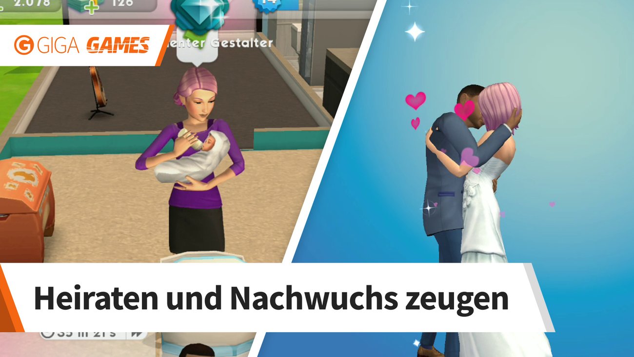 Die Sims Mobile: So funktioniert die Verlobung, Hochzeit und der Nachwuchs