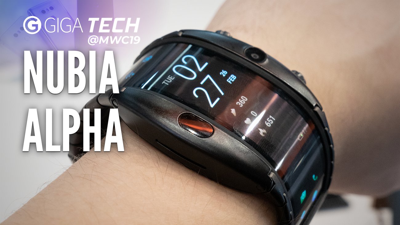 Nubia Alpha im Hands-On: Ein Smartphone als Smartwatch