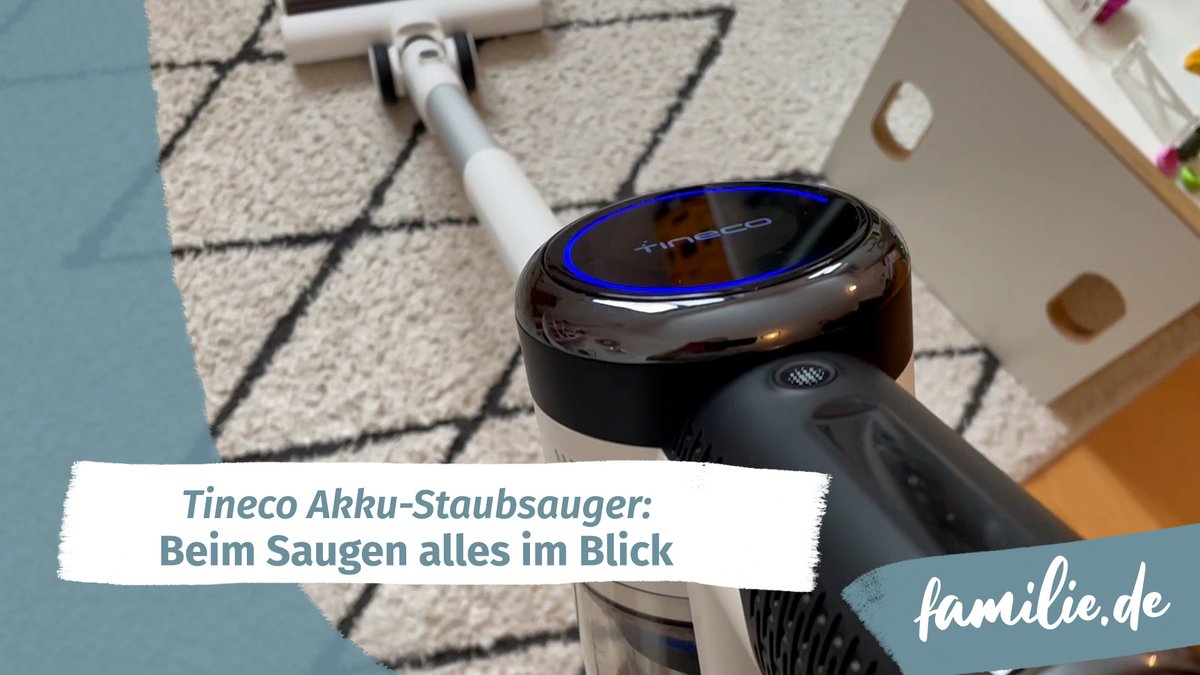 Tineco Akku-Staubsauger: Beim Saugen alles im Blick